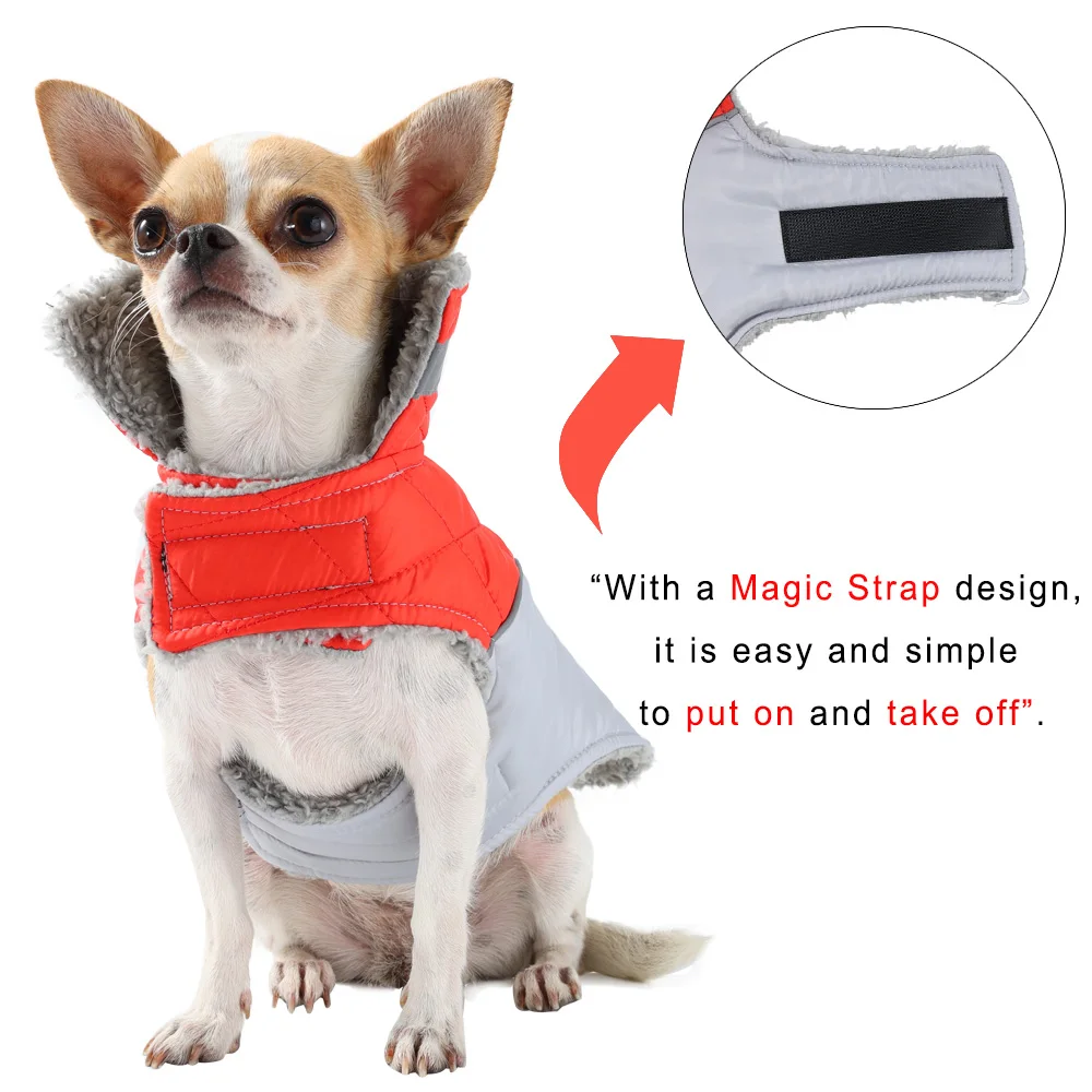 Pet Cat Clothes For Small Medium Cats Dogs Winter Waterproof Coat Reflective Kitten Clothing Warm Fleece Sphynx Jacket Outfits 2