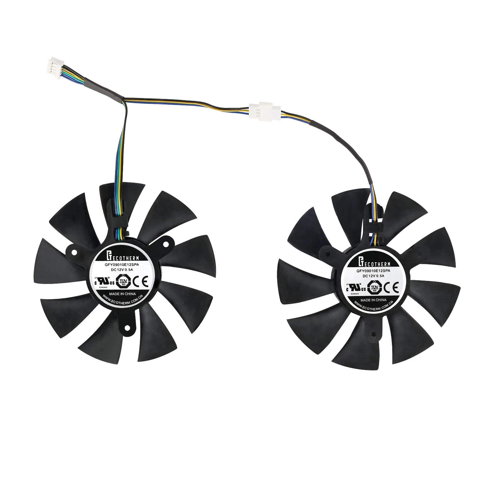 Original 2 pièces 85mm 4Pin ventilateur de refroidissement pour ZOTAC GTX1060 6GB GTX 1070 Mini GTX 1060 ventilateur de refroidissement de carte graphique GFY09010E12SPA