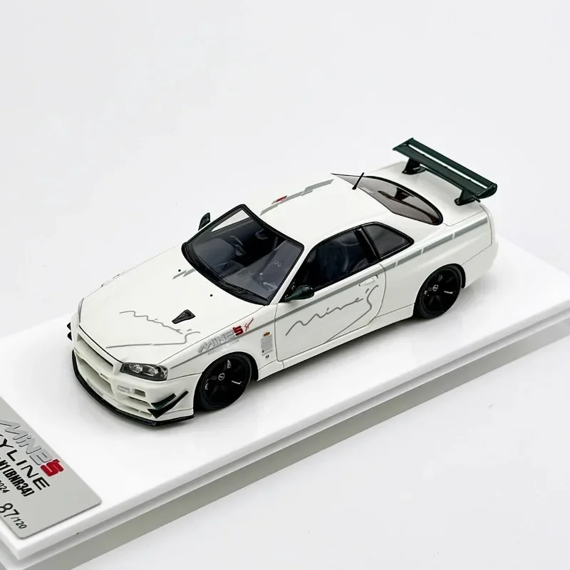 Make-Up 1/43 Nissan Mine 'S Gtr 34 V-Spec N1 Hars Legering Speelgoed Motorvoertuig Diecast Metalen Model Geschenken