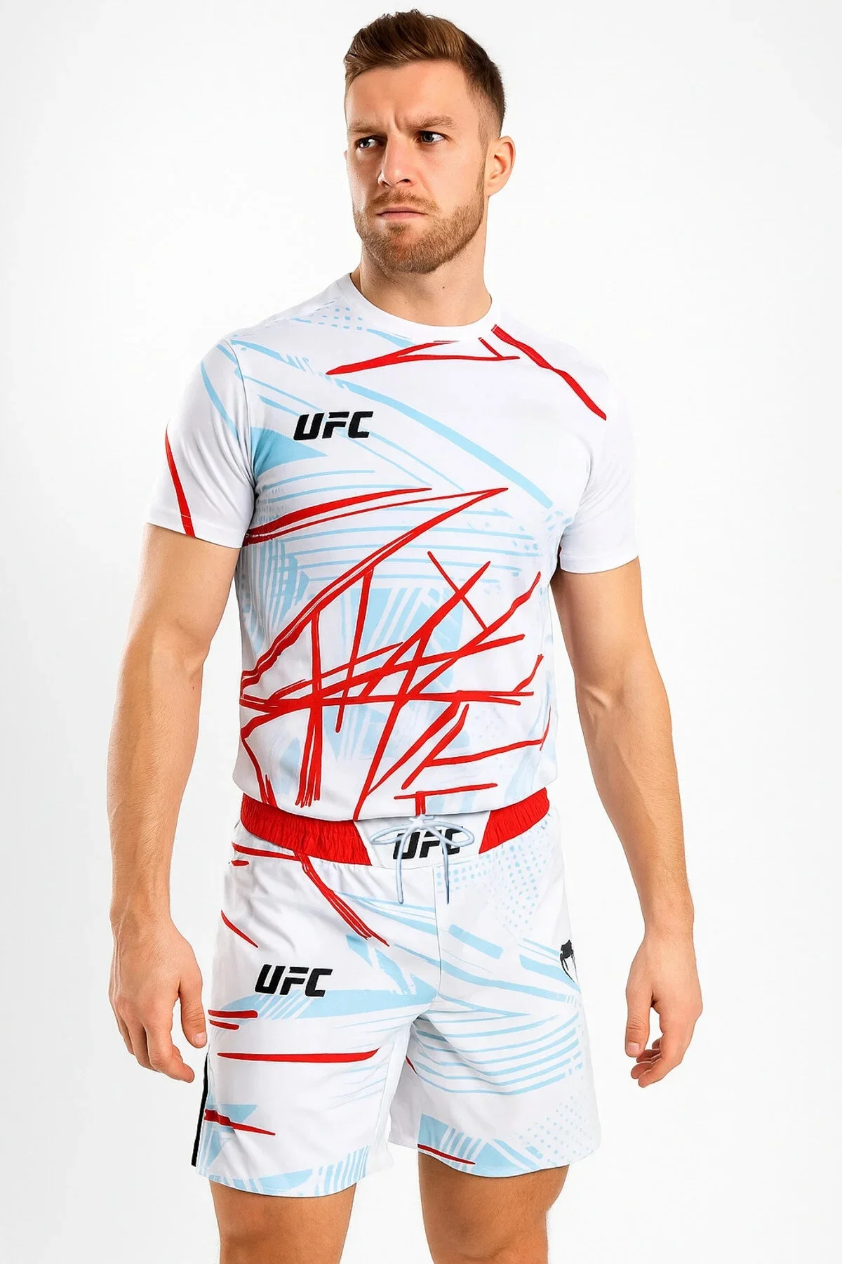 

Новая футболка 2026 года для любителей экстремальных видов спорта UFC: боксерская футболка оверсайз с коротким рукавом для мужчин, повседневный стиль