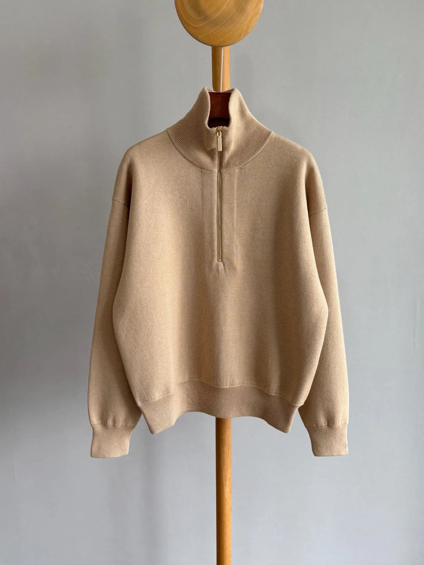 French Style Women Cashmere Wool Blend Long Sleeve Sweater Elegant Lady Turn-down Collar Pullover Jumper Tops 2026 Autumn Winter