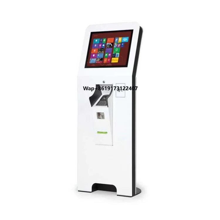 Fast Food Restaurants Service Self Terminal Machine Ordering Payment Kiosks Cash Bill Print