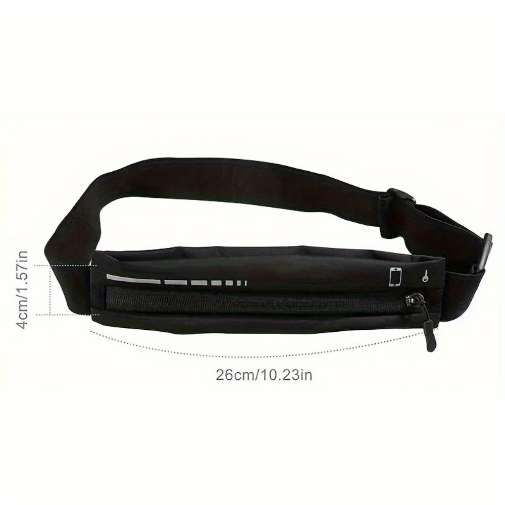 1pc Stay Stylish, Stay Safe: Men's and Women's Ultra Thin Running Waist Bag