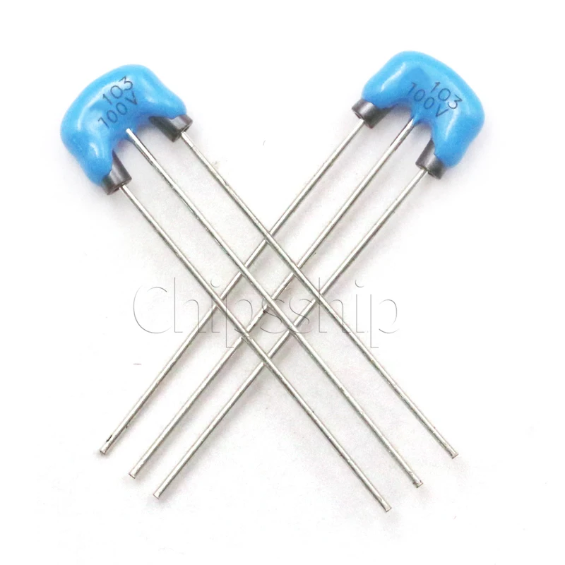Capacitor Three Terminal Filter Capacitor 103 100V EMI Noise Three Pin Filter Capacitor