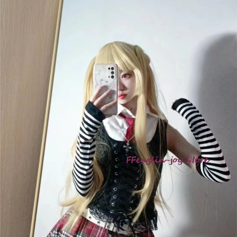 Misa Amane Cosplay Note Death Cosplay Costume Debut Daily Sexy Dress Subculture Necklace y2k GothLoli Uniform Outfit Wig