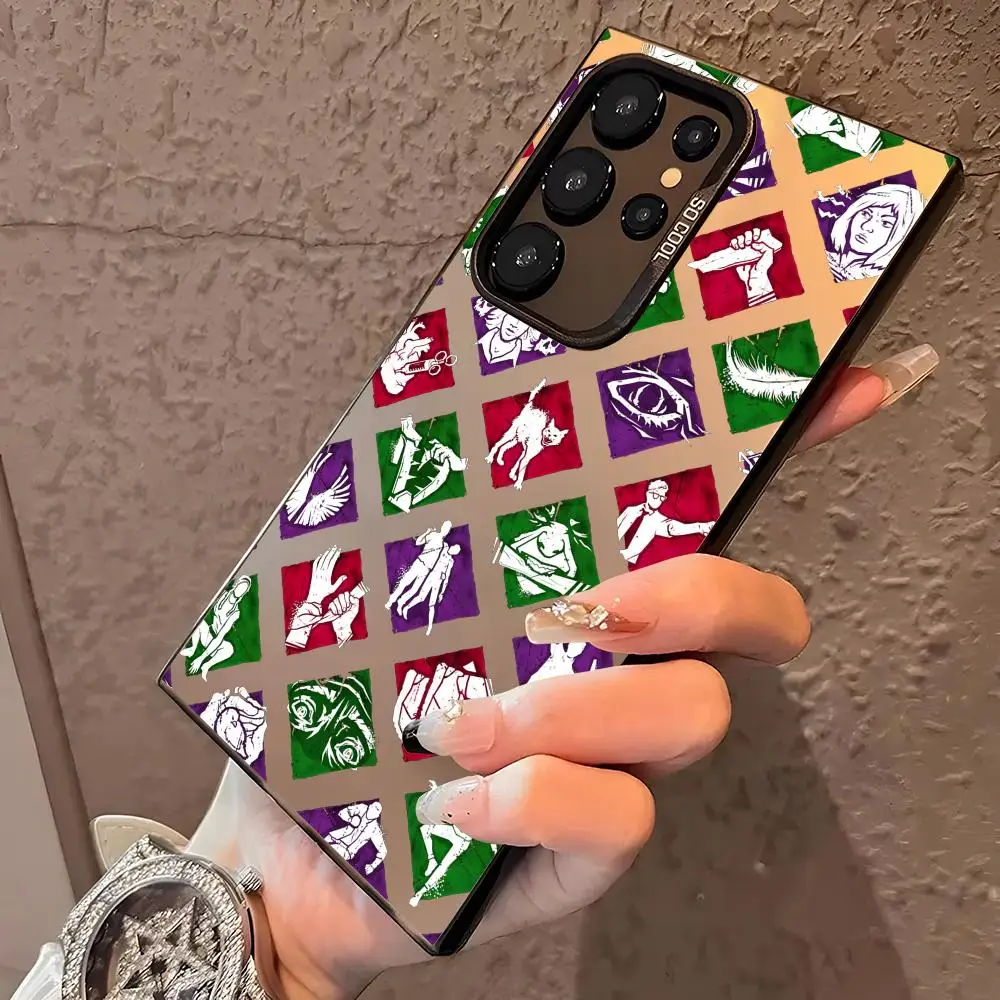 Jogo d-dead by d-daylight caso de telefone para samsung galaxy s25 edge s24 s23 s22 s21 s20 ultra funda colorido prata caso de telefone