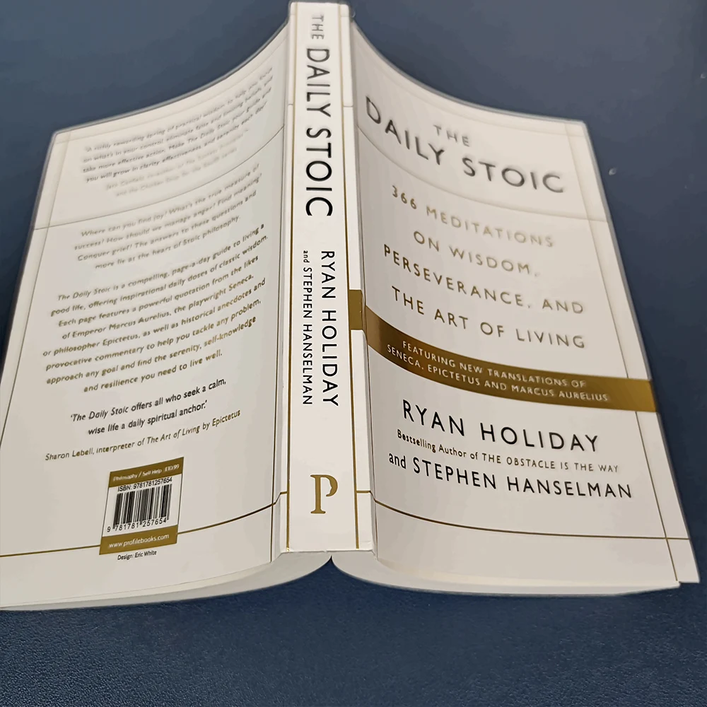 novo The Daily Stoic By Ryan Holiday 366 Meditações Sobre Perseverância E A Arte De Living Book Libros