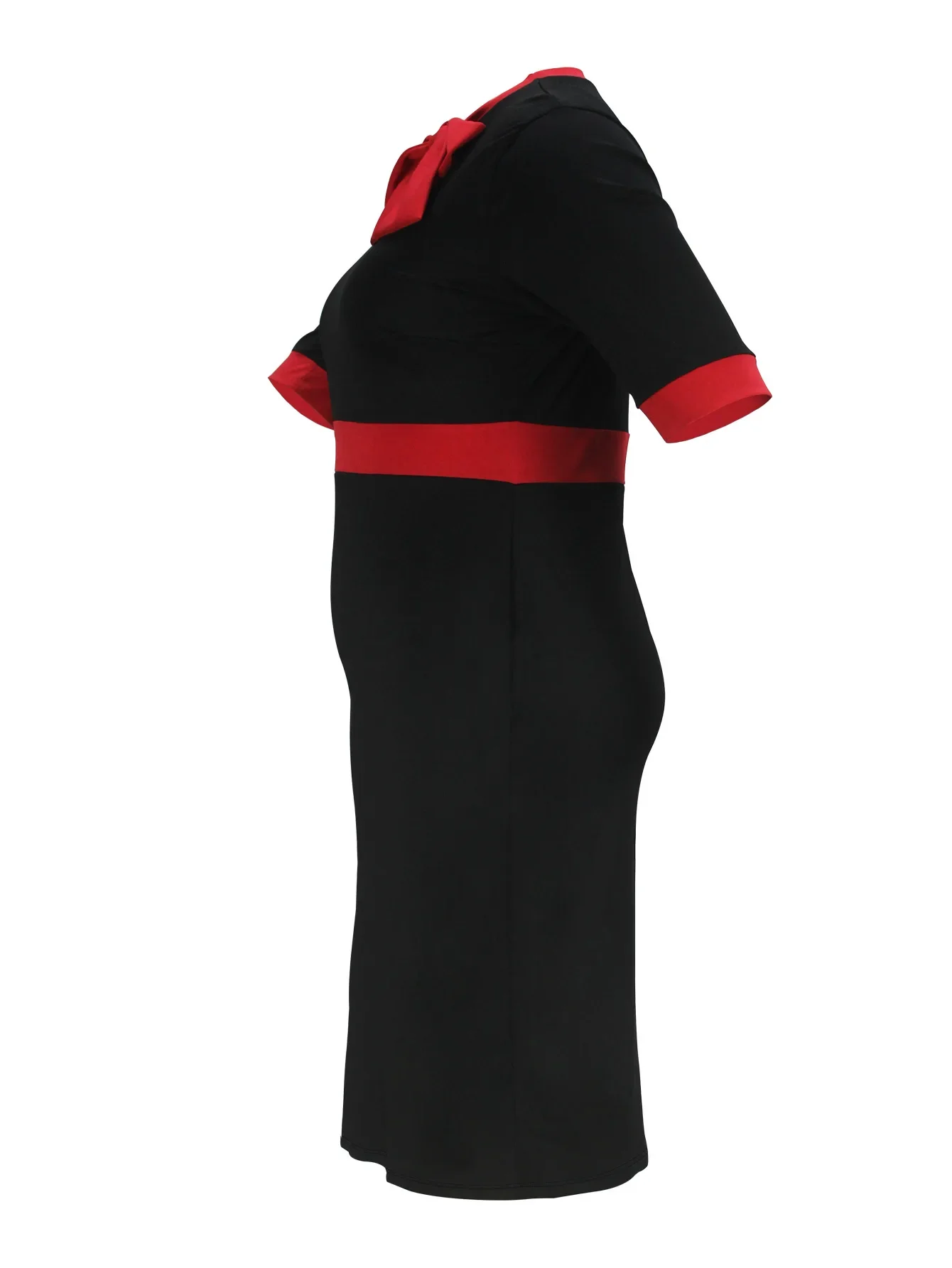 L-4XL حجم كبير فساتين الأفريقية للنساء الخريف موضة نصف كم س الرقبة حفلة سهرة ميدي Bodycon فستان أفريقيا الملابس