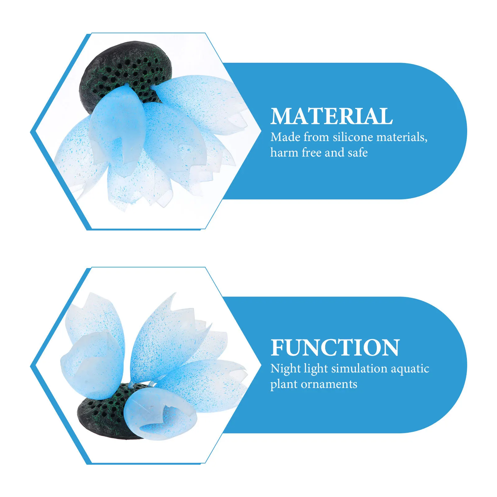 

Night Glow Coral Ornament For Fish Tank Decor Artificial Silicone Coral Fake Plant Aquatic Landscape Decoration Pet