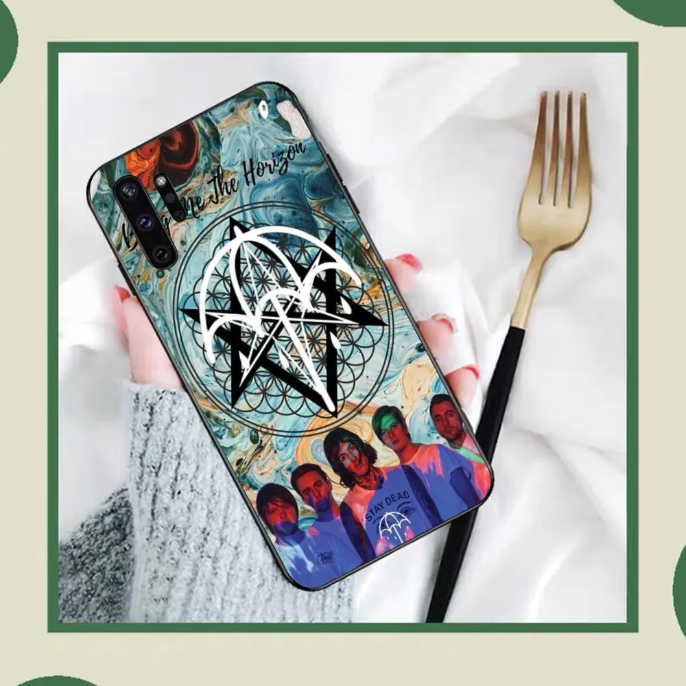 Bring Me The H-Horizons BMTH Phone Case For Samsung Note 8 9 10 20 Pro Plus Lite M 10 11 20 30 21 31 51 A 21 22 42 02 03