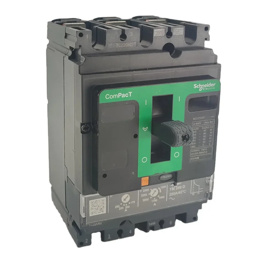 Telemecanique Molded case circuit breaker NSX series Compact NSX250N 3P 250A 50KA 415VAC NSX250N TM250D 3P3D C25N3TM250