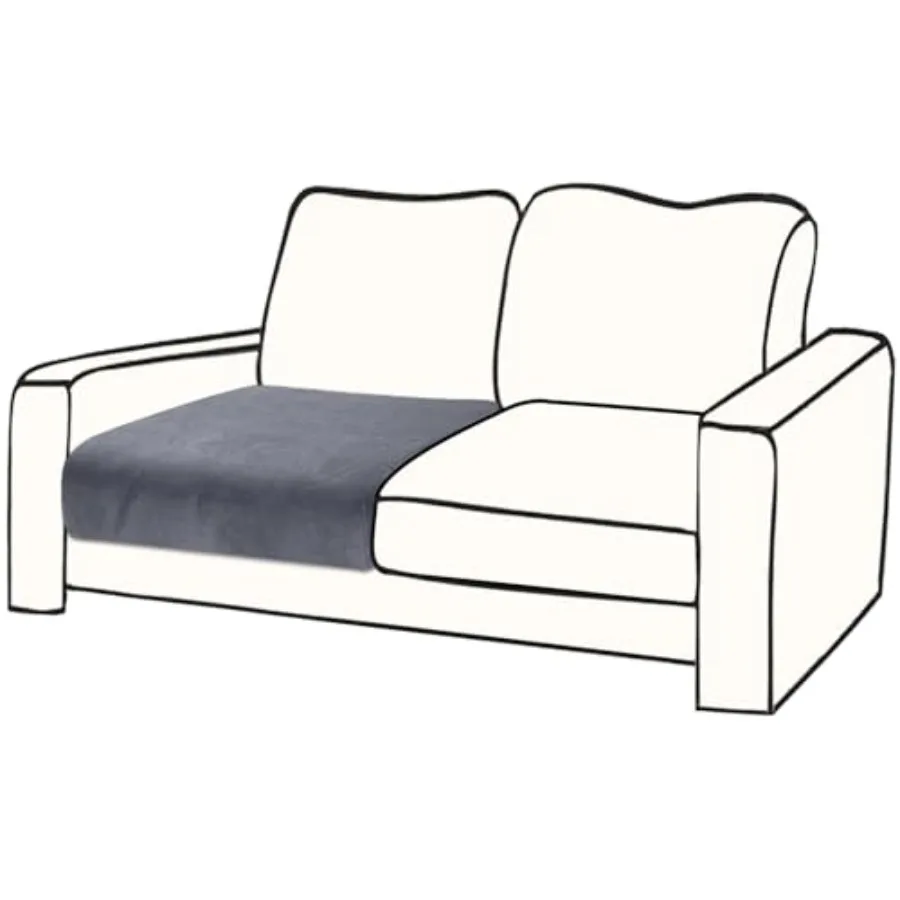 

Couch Cushion Cover Velvet Pcs Seat Cushion Cover Stretch Armchair Cover Separate Sectional Sofa Slipcovers Furniture Protect -