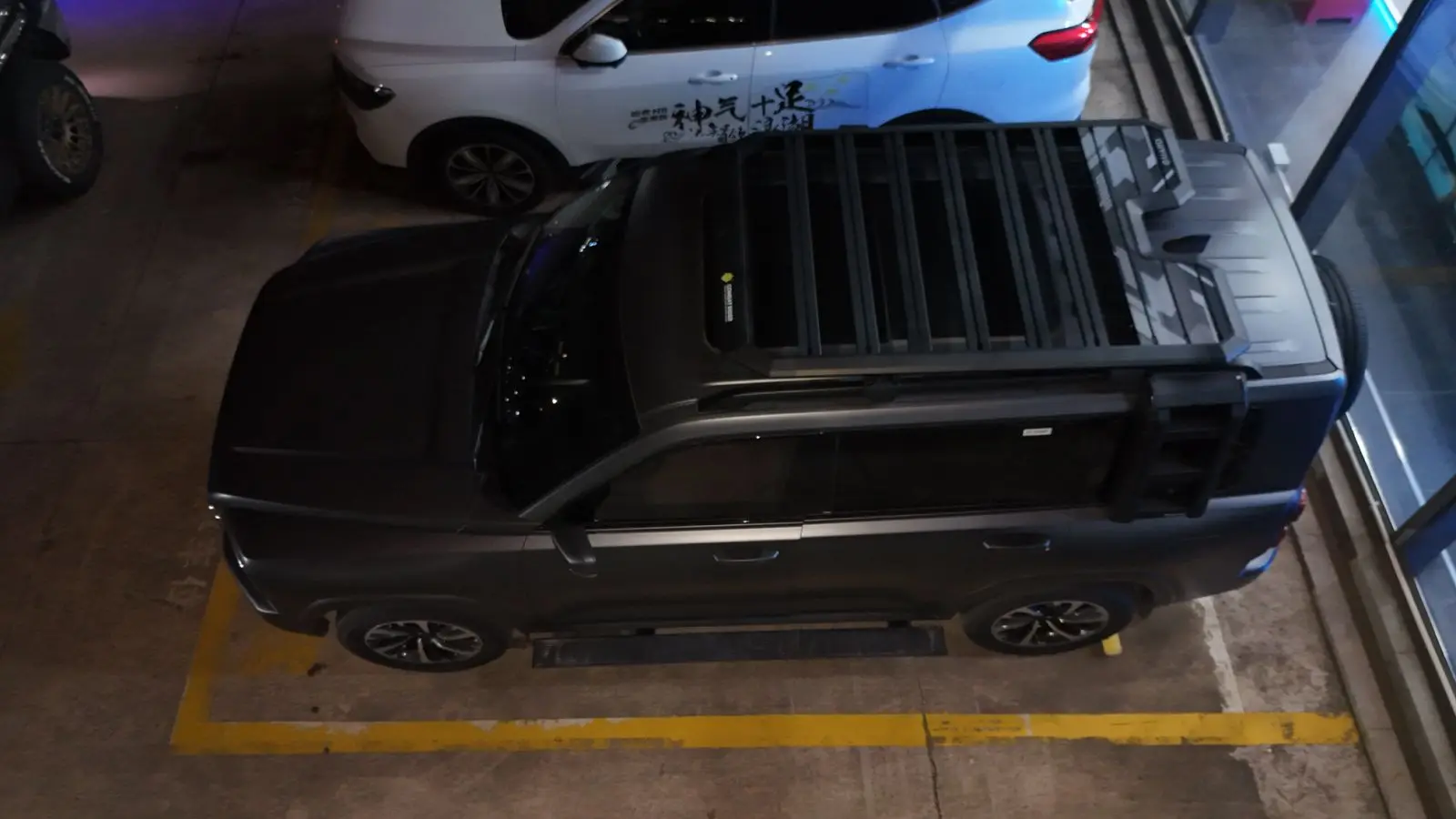 Offroad Roof Rails Luggage Rack and Ladder for Haval H9 Aluminum Alloy