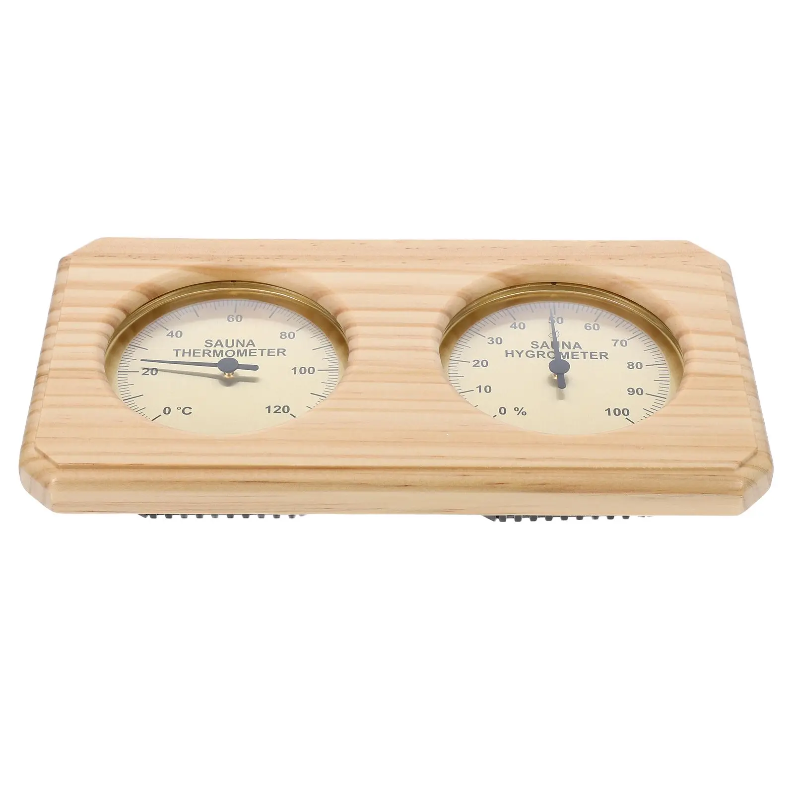 

Sauna Temperature Humidity Meter Indoor Wall Mounted Copper Style Hygrometer Thermometer For Home Steam Room Accessories