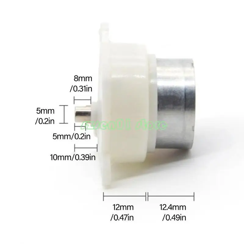 G32A Small 300 Gear Motor 6V سرعة بطيئة 32 مم مربعات التروس محرك تقليل التروس من أجل DIY مرحلة ضوء لعبة طراز سهل الاستخدام #6