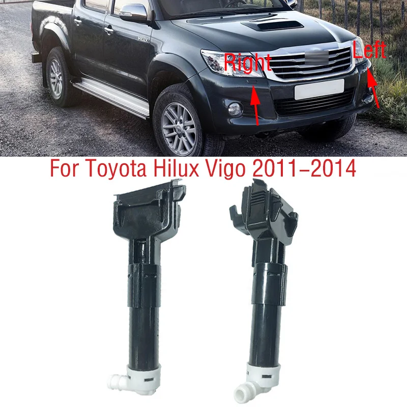 For Toyota Hilux Vigo 2011 2012 2013 2014 Car Front Bumper Headlight Headlamp Washer Spray Jet Nozzle Actuator Pump