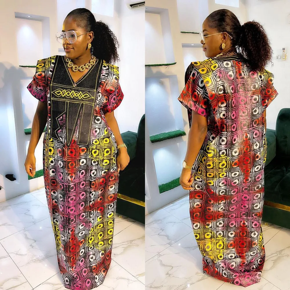 African Dresses for Women Traditional Africa Clothing Dashiki Ankara Outfits Gown Abayas Robe Muslim Kaftan Maxi Long Dress 2024