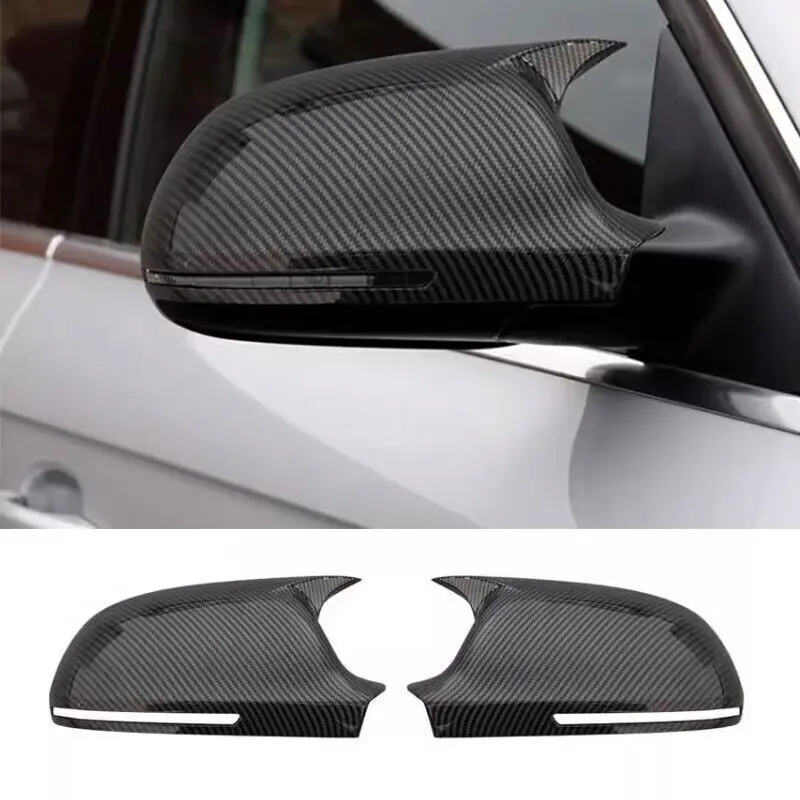 Pair Side Wing Mirror Cover for Audi A3 8P A4 A5 B8 B8.5 Q3 A6 C6 4F S6 Add On Side Rear View Mirror Cap Cover Car Accessories