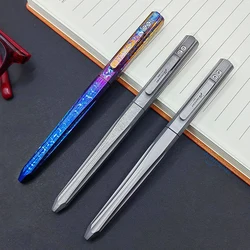 High Quality Titanium Alloy Tactical Pen Business Signature Ballpoint Pen Emergency Glass Breaker Security Protection Supplies
