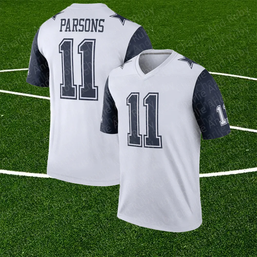 Jersey No.7/11/88 Trevon Diggs Micah Parsons Ceedee Lamb Dallas Cowboys Jersey Trend Fashion Retro Art Clothing Top