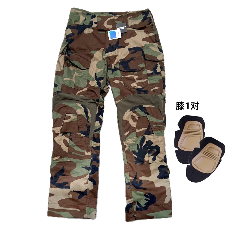 Outdoor GEN3 Four-Color Jungle G3 Frog Suit Combat Hunting Pants + Knee Pads