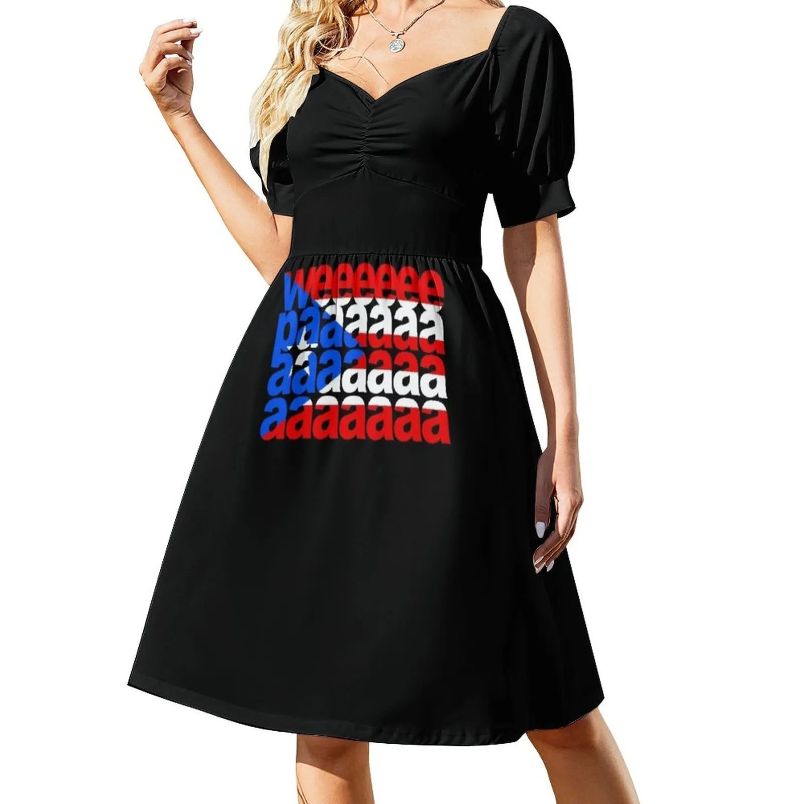 

Puerto Rico Flag Wepa Puerto Rican Meme Boricua Quote Dress prom clothes beach dress