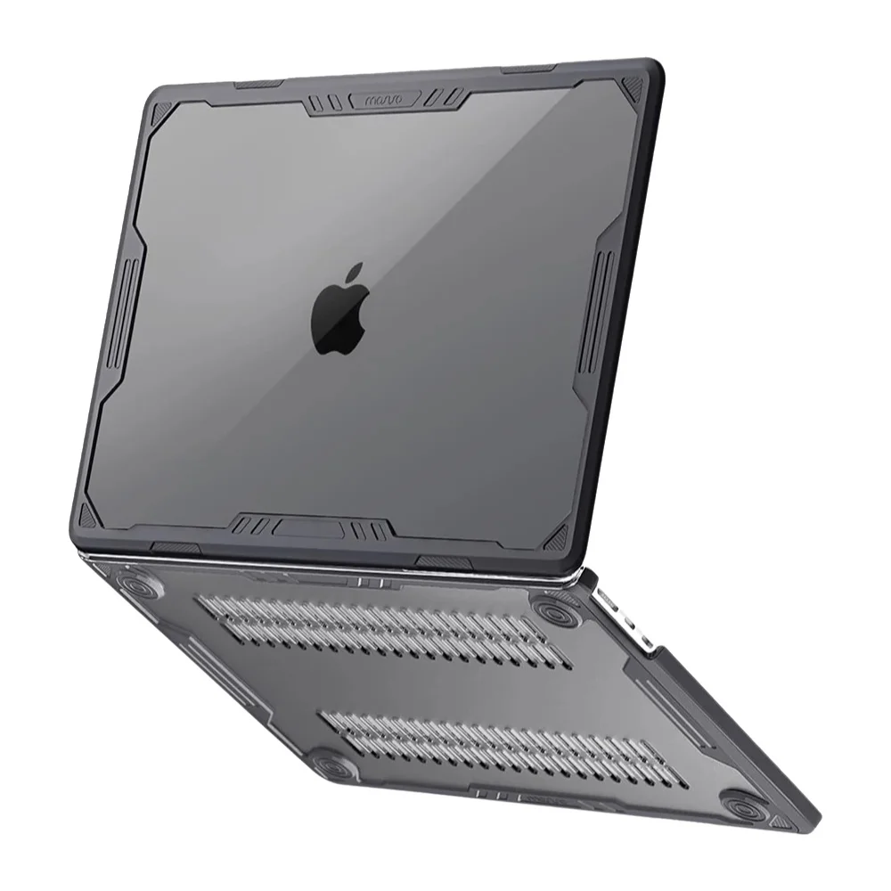 Etui na laptopa do Macbook Air 13, modele M5 A3449, M4 A3240, M3 A3113, M2 A2681, 2026, 2025, 2024, 2022, wytrzymała, twarda obudowa z TPU Bumpe — zdjęcie produktu 7