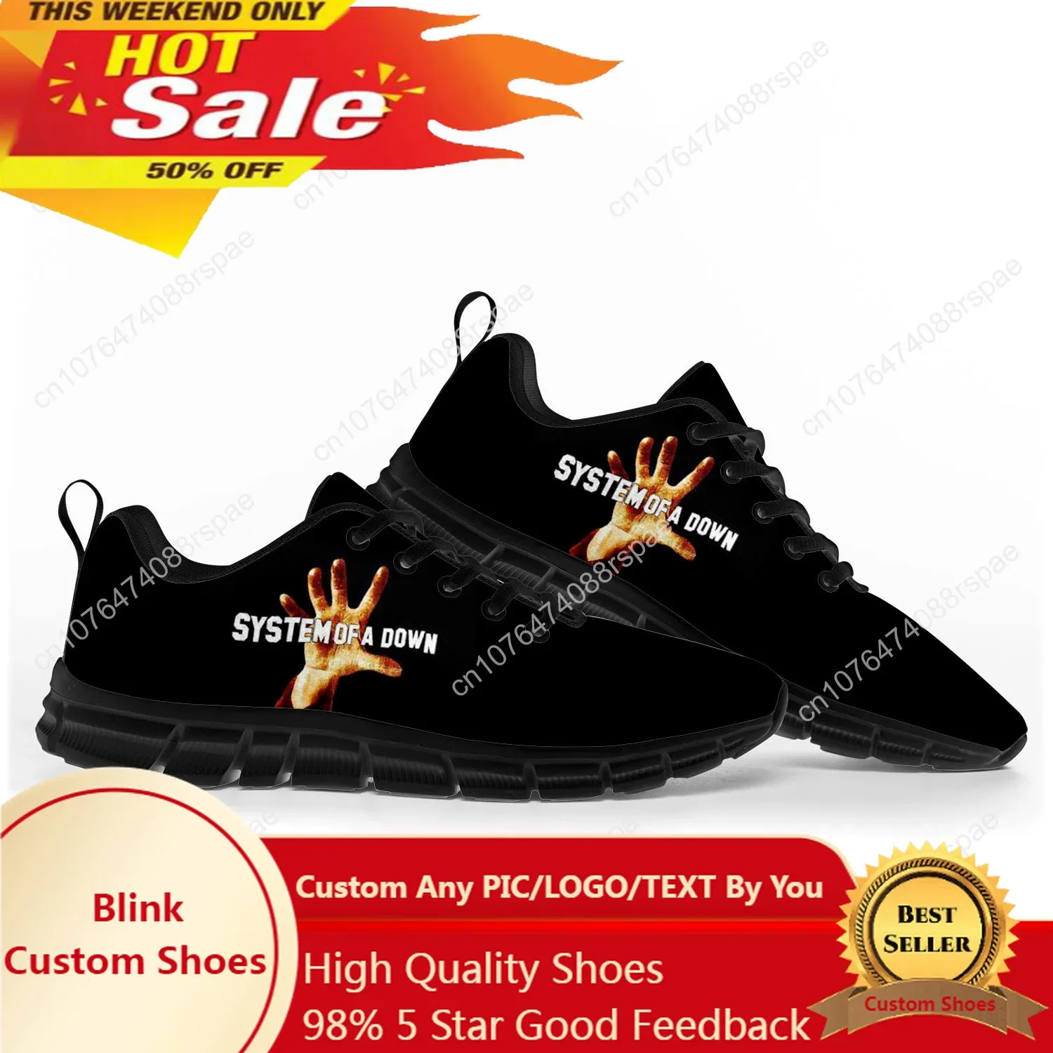 

System of a Down Sports Shoes Mens Womens Teenager Kids Children Customized Sneakers Casual Tailor-Made High Quality Couple Shoe