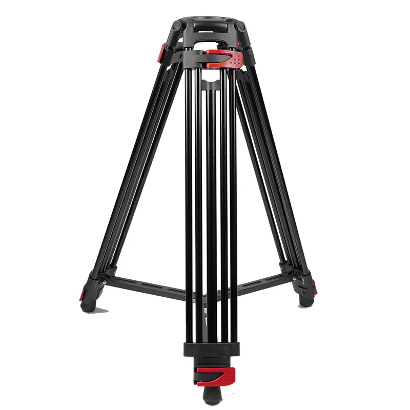 Thickened Aluminium Alloy Photography Digital Camera Tripod SLR Triangle Holder Portable Hydraulic Damping Pan Tilt 81.5~176CM