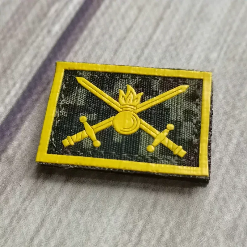 بدلة قتالية روسية أصلية مع شارة زعيم فيلكرو شارة معنويات للمشجعين العسكريين