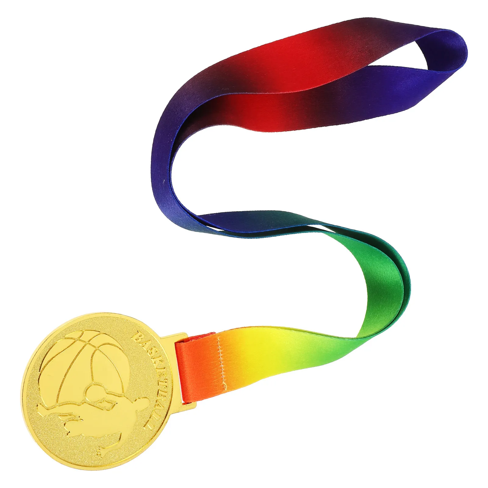 Gold Tone Basketball Medal for Sports Events, School Tournaments, MVP Awards – Exquisite Crafted Winner Trophy