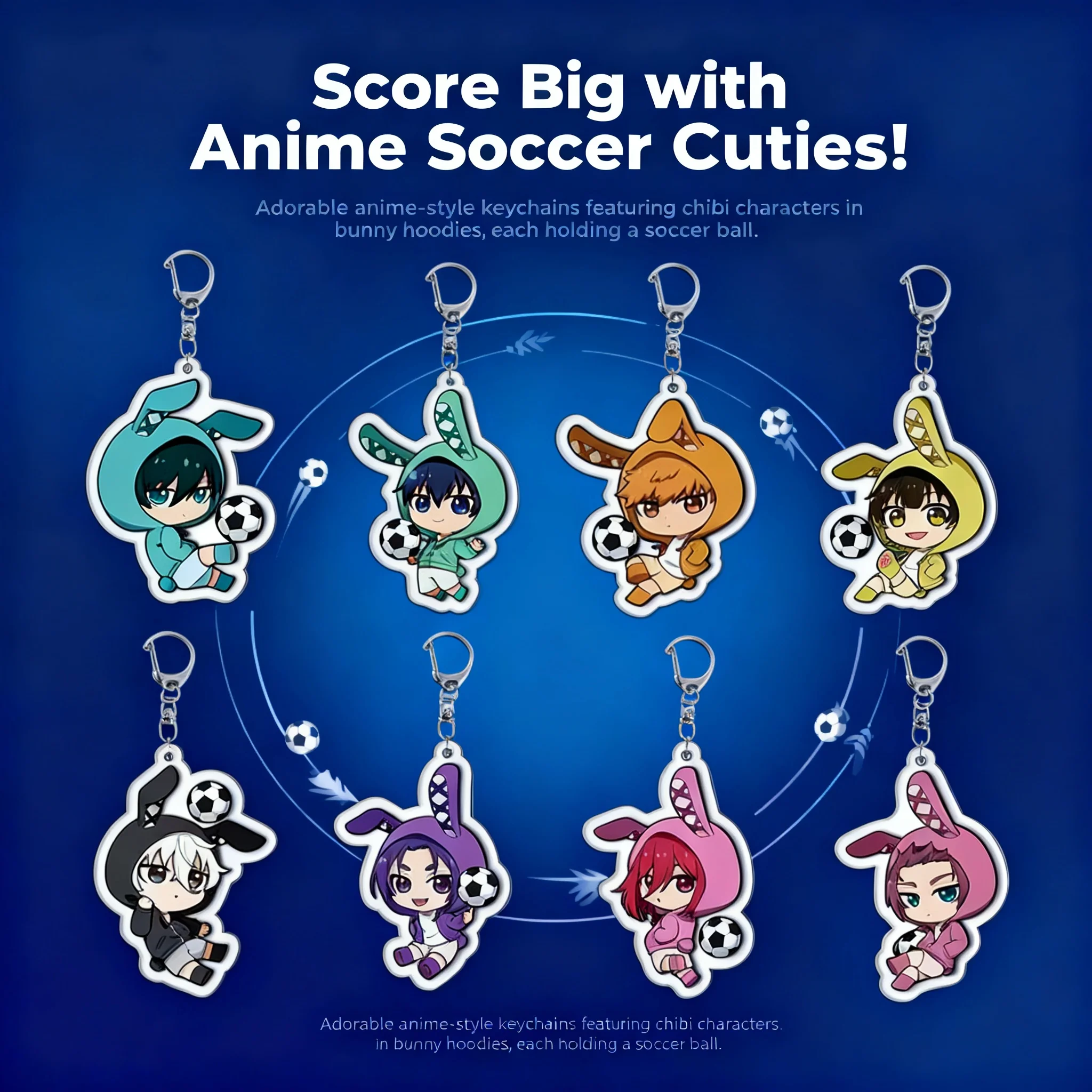 

Акриловый брелок Blue Lock: двусторонний подвесной шарм с Кииорой, Джином, Бачирой, Мегуру, Кунигами, Ренсукэ. Аниме-тематика Blue Prison, многослойный дизайн.