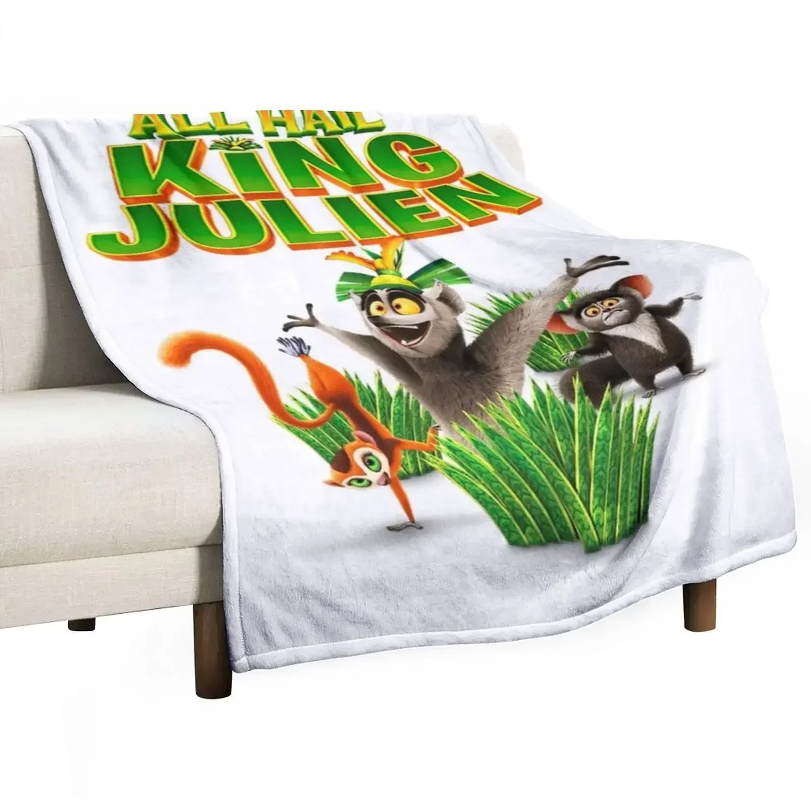 all hail king julien gift for fans all hail king julien crimson Throw Blanket Custom Sofa Throw Thermal Blankets