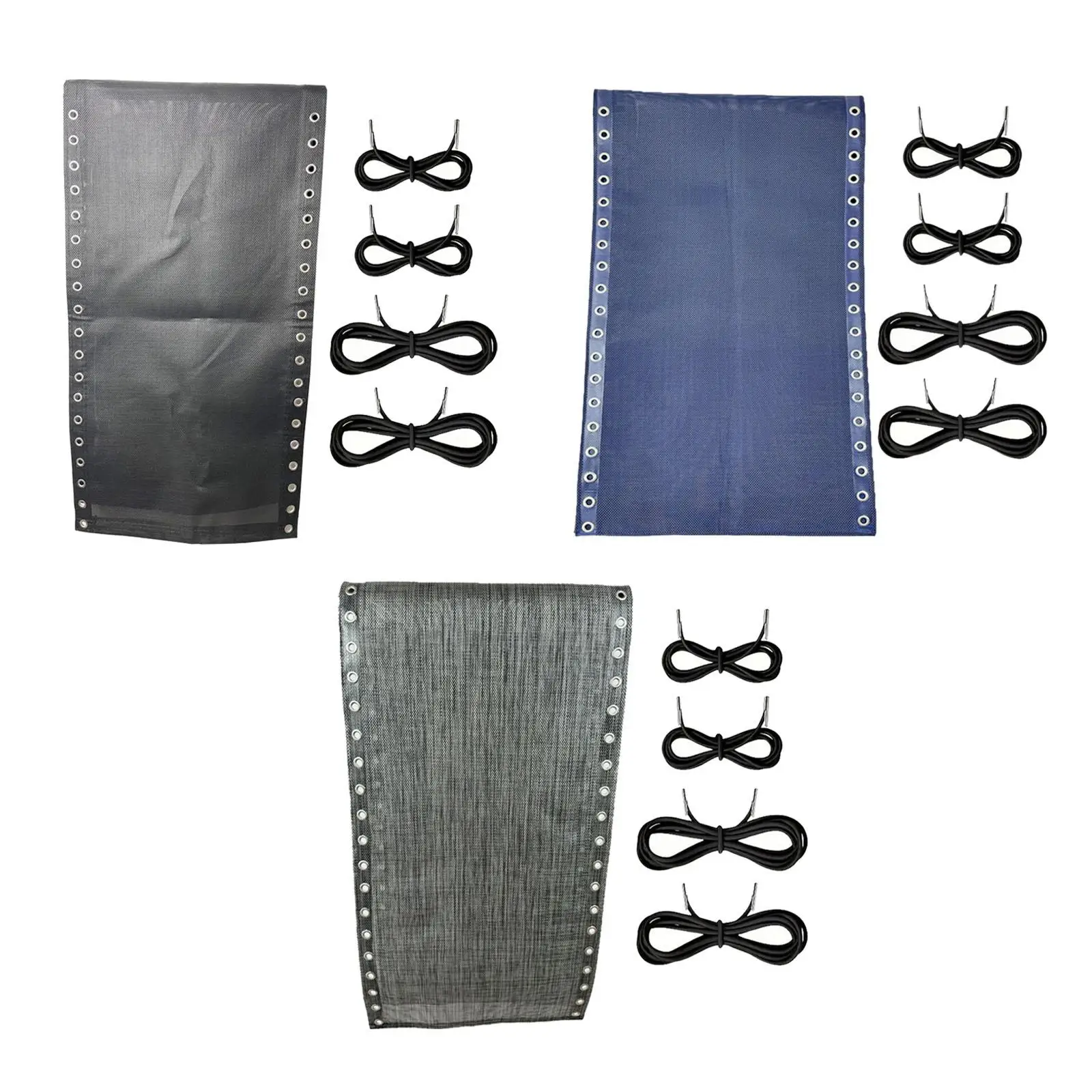 

Folding Reclining Chair Cloth Chair Repair Cord Kit 160x43cm Chair Replacement Fabric for Sling Chair Lawn Poolside Beach Patio