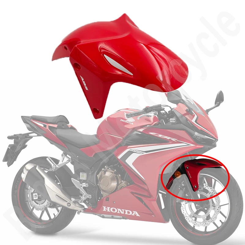 

For Honda CBR500R 2019-2022 Front Fender Motorcycle Shell Accessories Mudguard Tire Splash Mud Guard for CBR500R 2019-2022