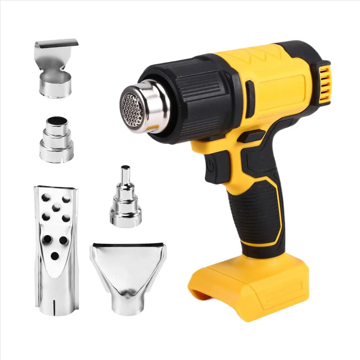 2026 + Cordless Heat 540℃Temperature Adjustment LED Display 4Gear Wind Speed Electric Hot Air for 18V20V Battery