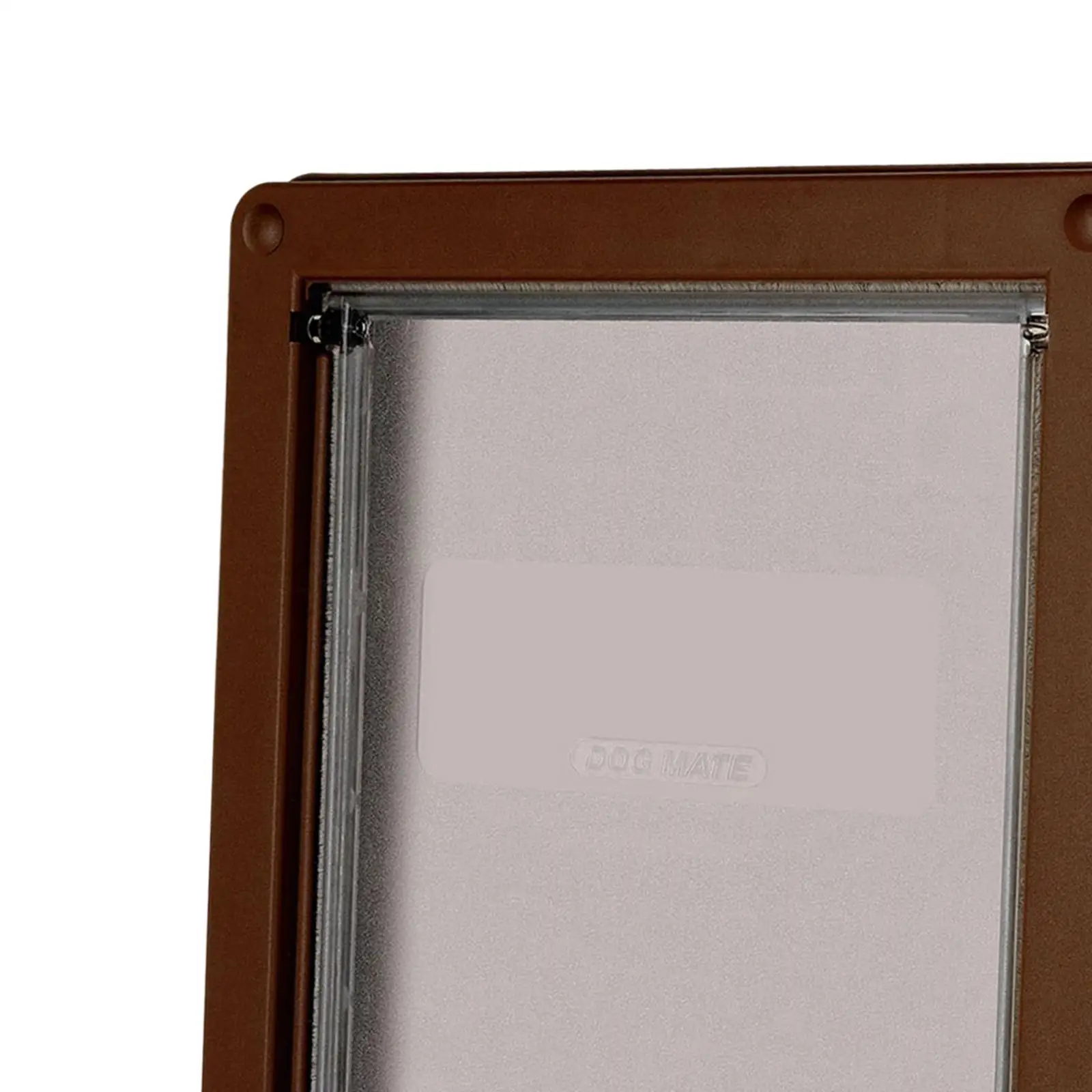 Dog Flap Door Locking Easy to Install Entry Frame Sturdy Vertical for Interior Screen Window Cats Small Pet Animal