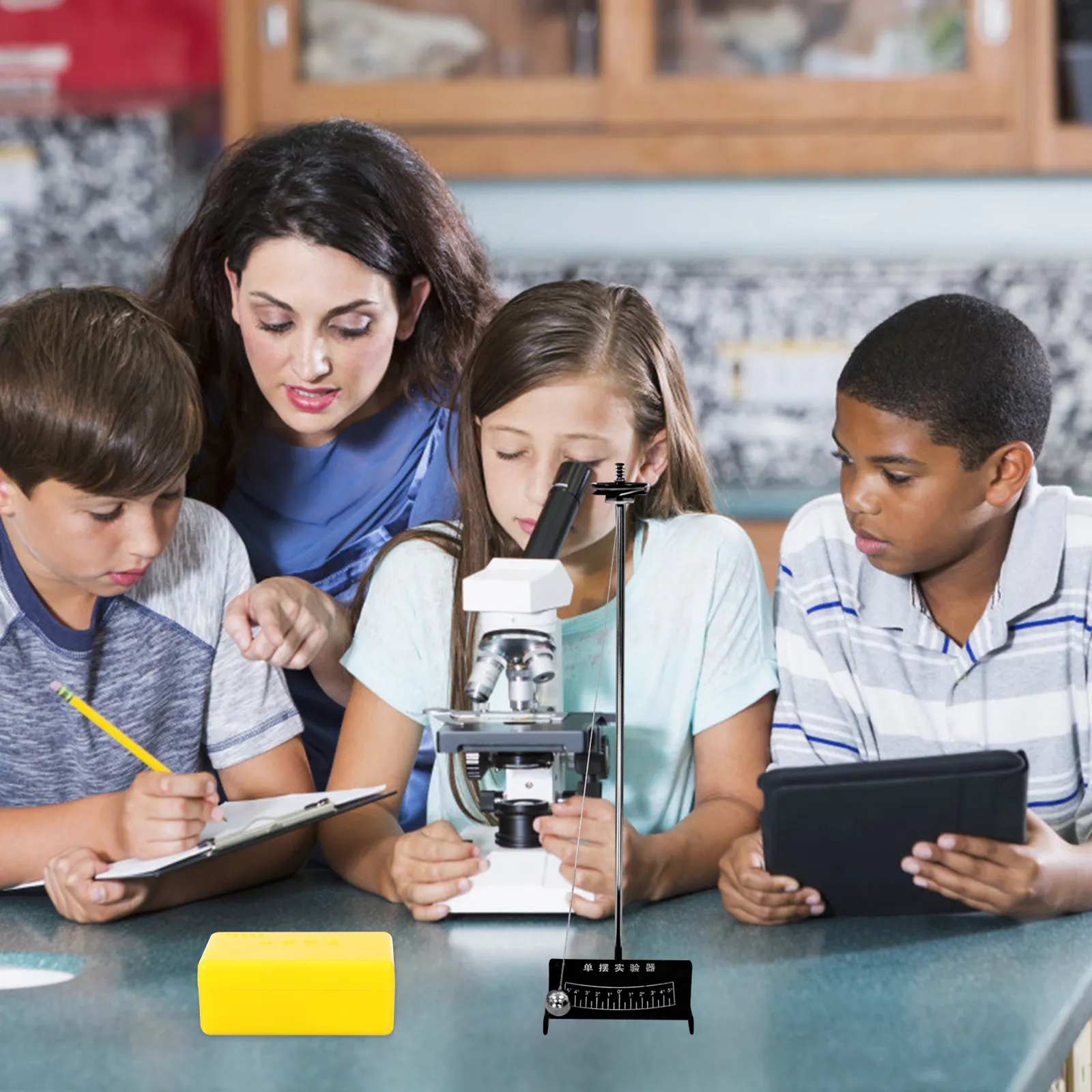 

1Set Single Pendulum Ball Group High-Grade Material Physics Teaching Equipment Experiment Tool for Mechanics Principle Learning