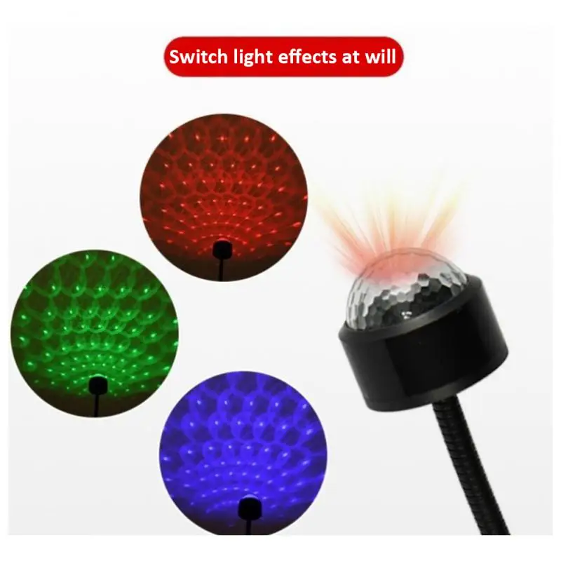 Освещение для диджея, освещение, внешнее освещение, USB мини-диско-шар, разноцветный автомобильный Декор для комнаты, стробоскоп