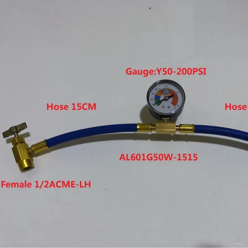 R1234YF Recharge Hose Automotive Air Conditioning Refrigerant Detection Supplementary Tube Fluorinated Tube Snow Tool