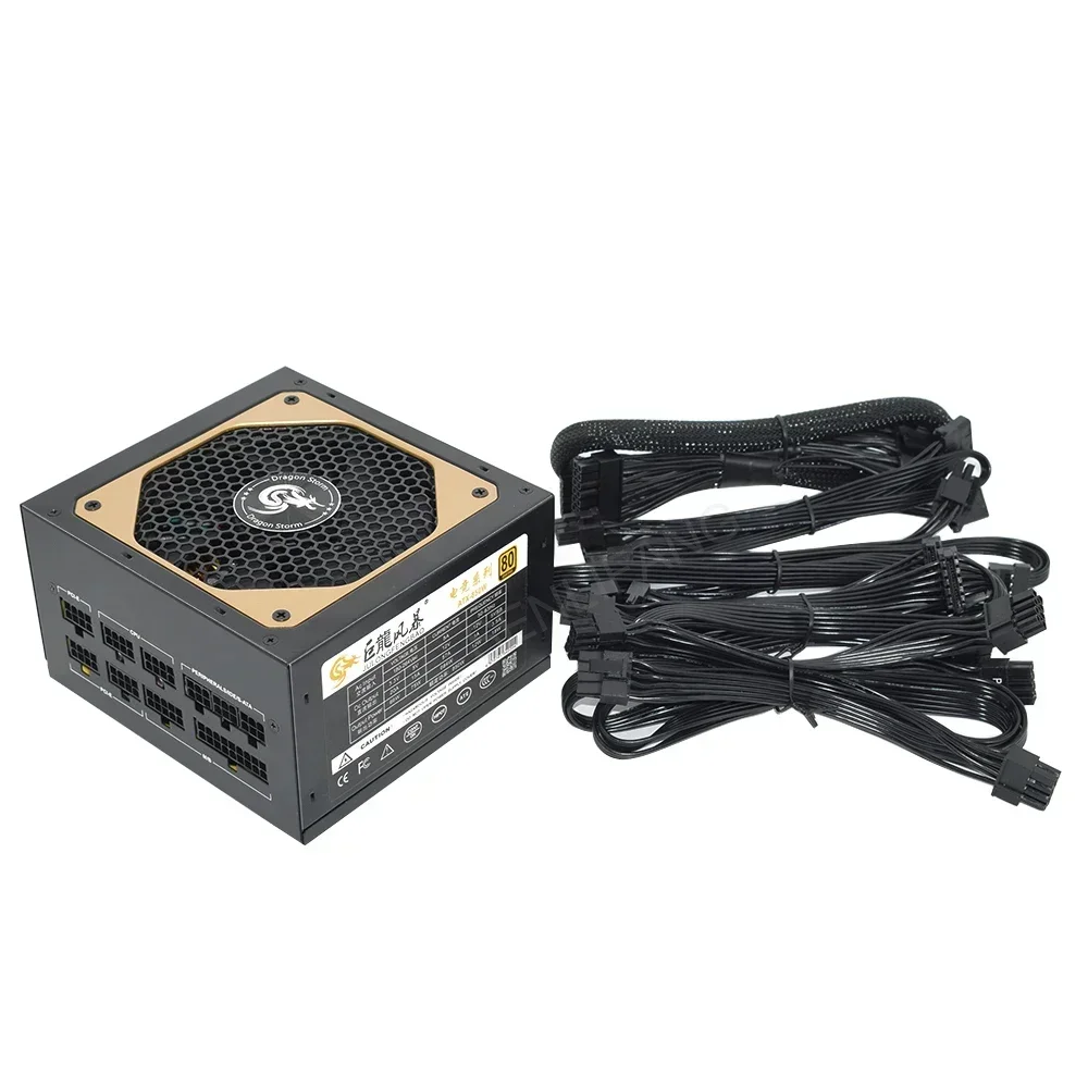 Full Modular ATX 850W 80Plus Gold 20+4Pin 12V Professional E-Sports Video Game Computer PSU For PC Desktop Power Supply