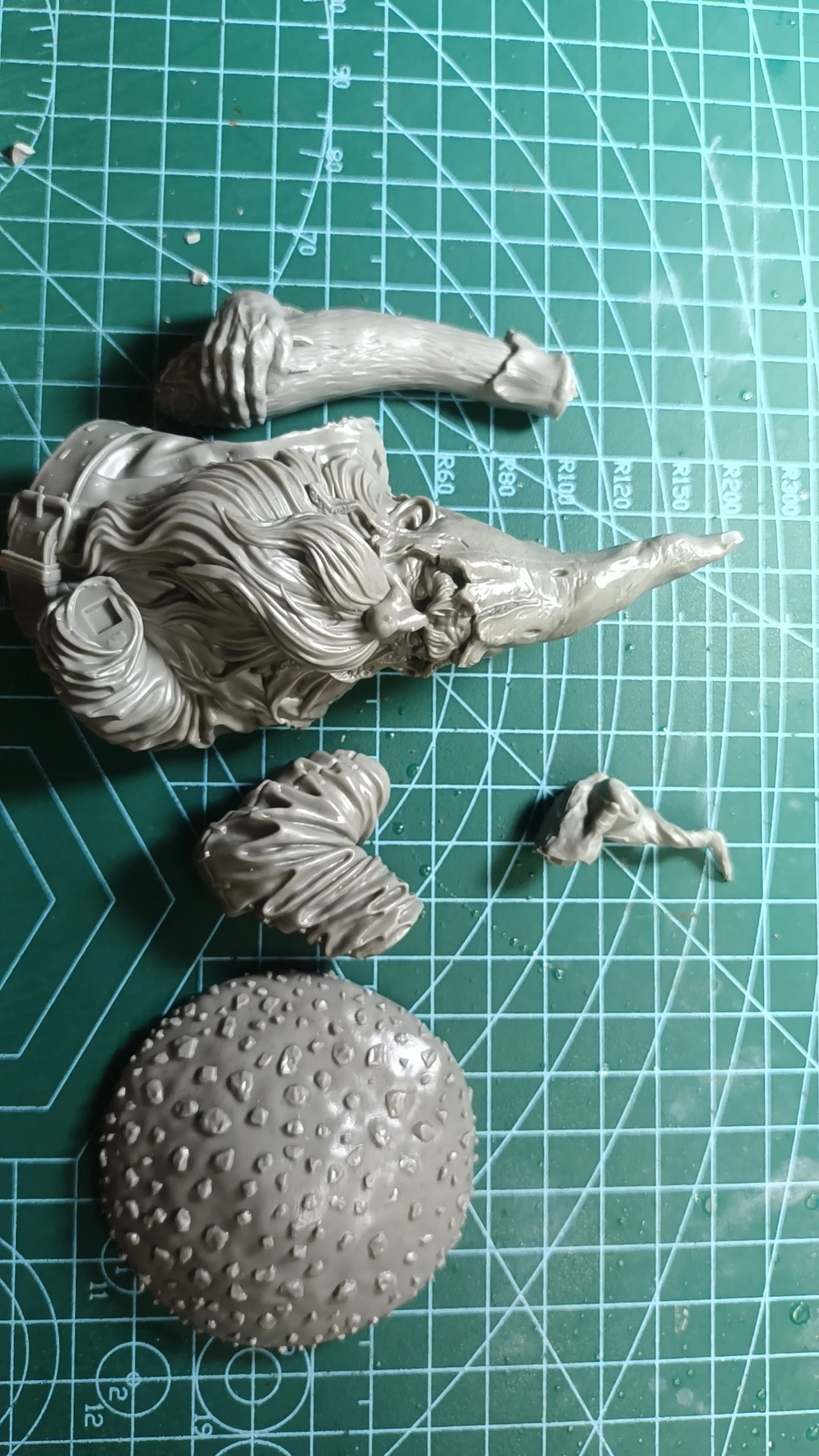 1/10 Resin Model Bust GK,Unassembled and unpainted kit