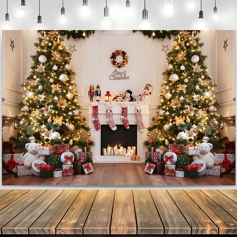 

Winter Wonderful Window Christmas day Photography Backdrops Prop Happy New Year Decoration Family Holiday Party Background RR-72