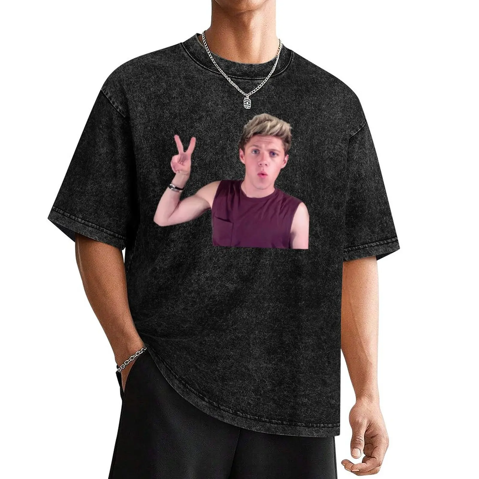 

Niall Horan Funny Young Photo T-Shirt oversize t-shirts man essential t shirt mens clothing