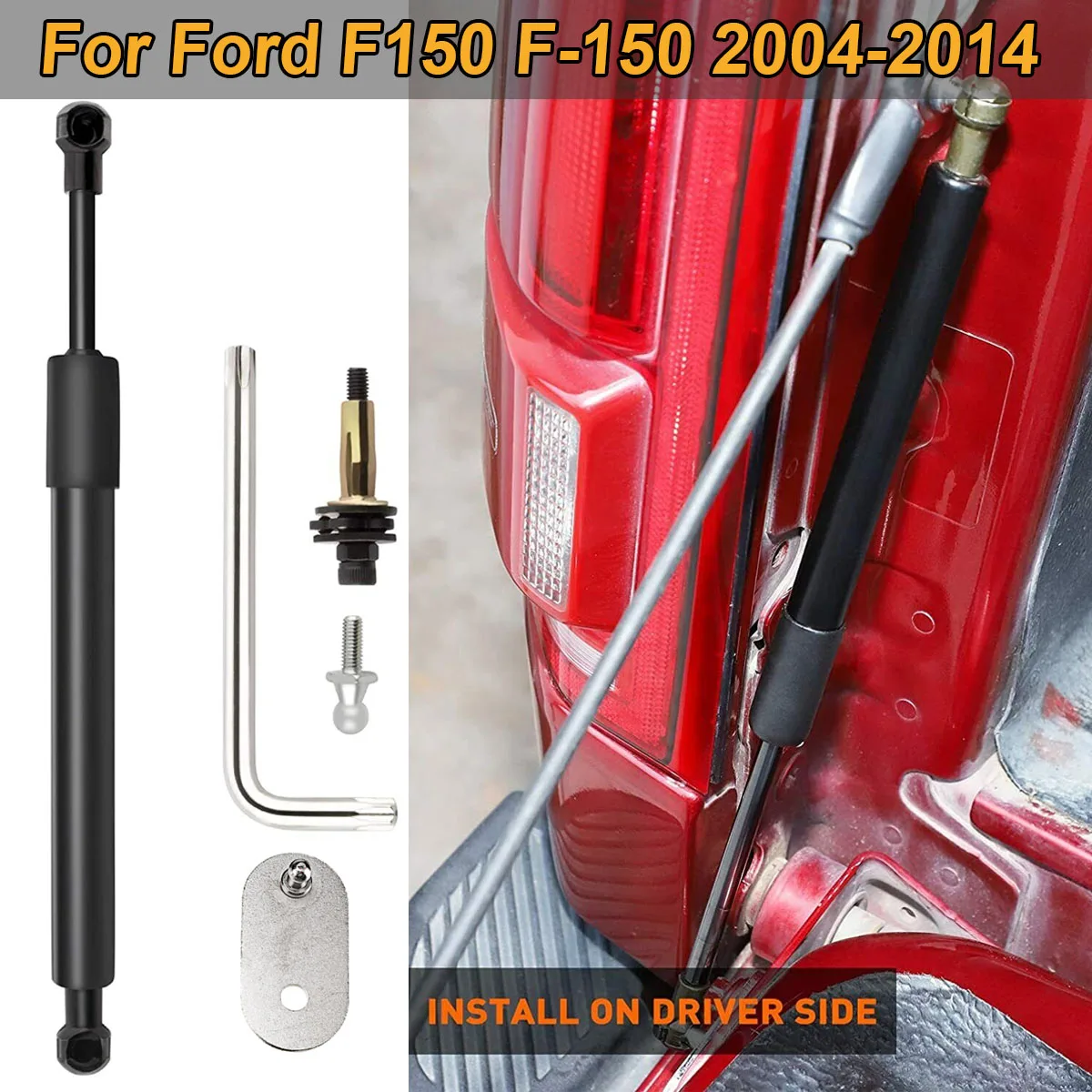 For Ford F150 F-150 2004-2014 Rear Tailgate Assist Lift Support Gas Struts Spring Shock Slow Down Damper Car Accessories DZ43200