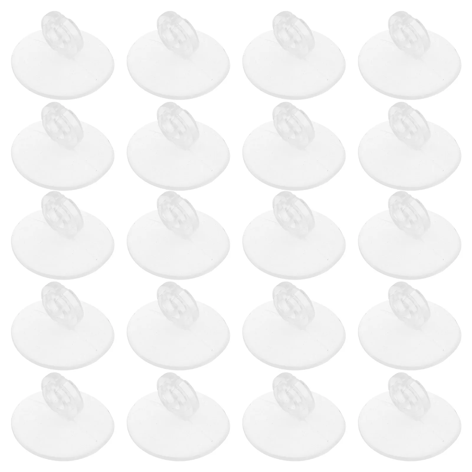 

20 Pcs Suction Cup Oxygen Tube PVC Material Fish Tank Aquarium Hose Fixator Compact Size Safe For Tank Daily Replacement