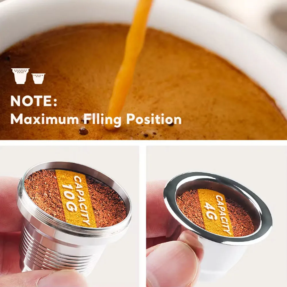 Capsule de café rechargeable en acier inoxydable pour Illy X9 X 8 X7.1 Y5 Y3 Y1.1