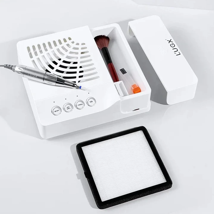 

Portable Nail Supplier Professional 2 in 1 Nail Drill Vacuums Cleaner Electric Dust Collectors Machine Nail Dust Vacuums