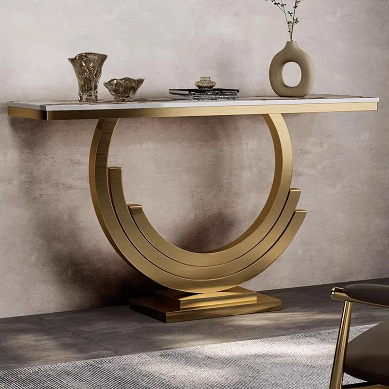 Französische klassische Konsolentische, ästhetische, elegante Konsolentische für den Flur, luxuriöses Design, Muebles De Sala-Raummöbel
