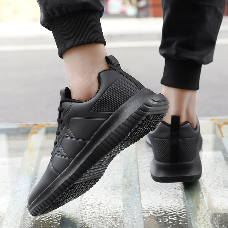 

Daily casual high quality simple atmosphere fashion casual shoes black non-slip couple sports shoes